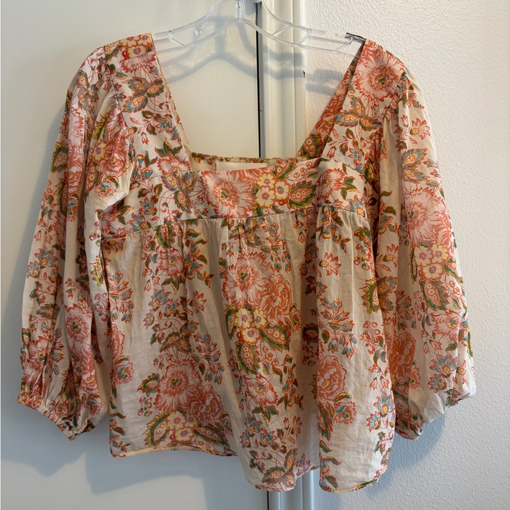 Loeffler Randall Floral Print Women's Top XS